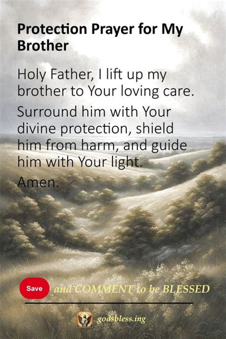 Powerful Prayer For My Brother To Flourish In Life