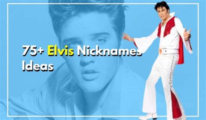 The King Of Nicknames: Uncovering Elvis Presley's Quirky Alter Egos